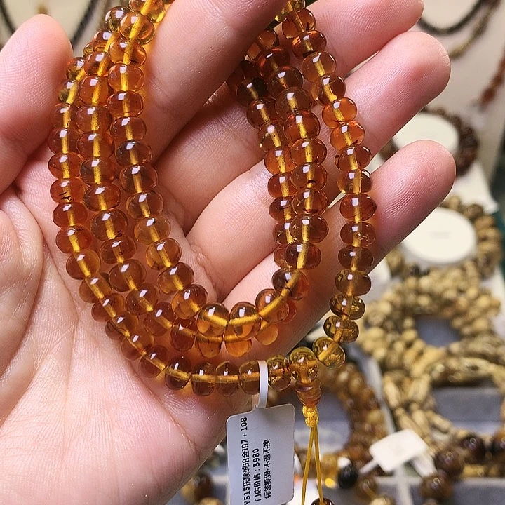 未镶嵌琥珀裸石一级金珀7+