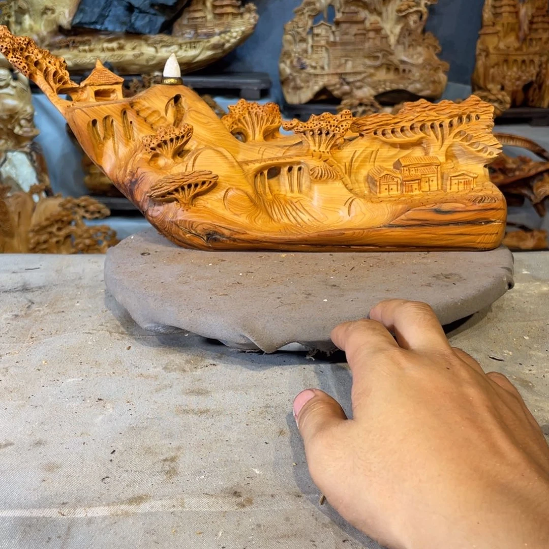 柏木（崖柏）红油崖柏山水