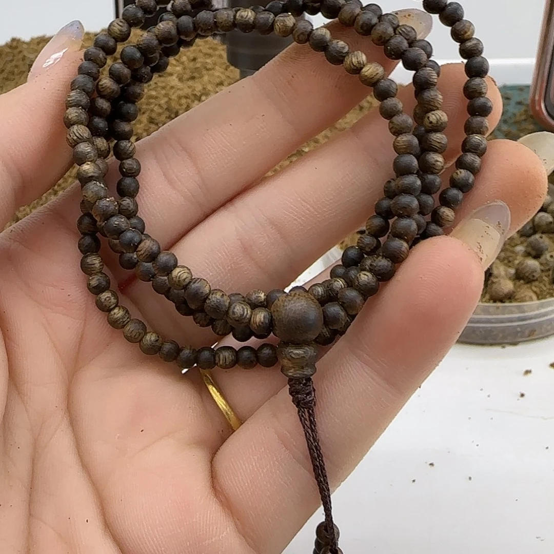 沉香手串乌身老料精品0.3规格4克➕999沉浮