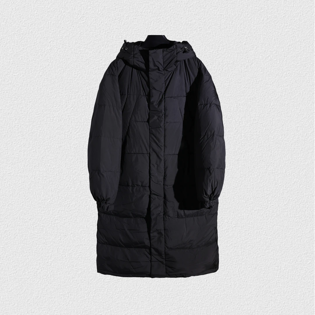 2024新款韩版中长款宽松显瘦百搭保暖羽绒服外套2211161