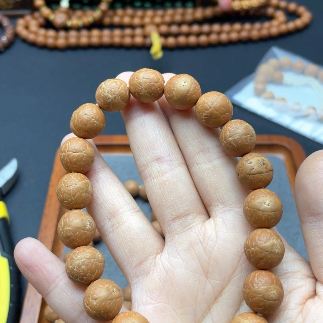 凤眼菩提手串L82-K25凤眼菩提小13+同树铁籽
