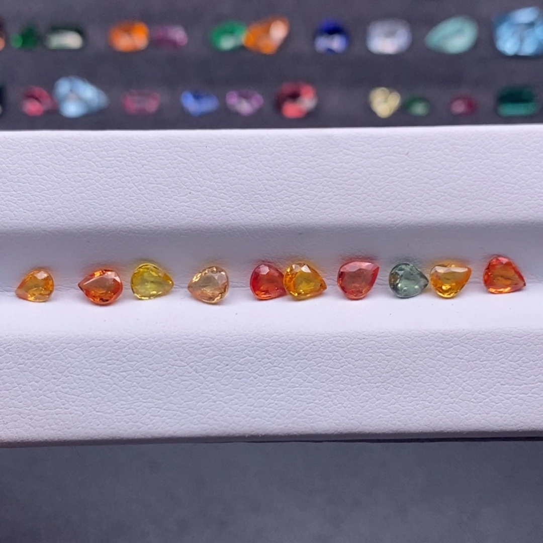 彩色蓝宝石裸石未镶嵌任选一粒