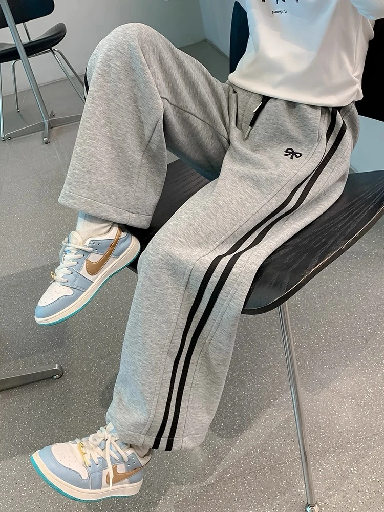 女童裤子春秋款新款秋装儿童运动休闲裤洋气女孩秋季阔腿裤潮