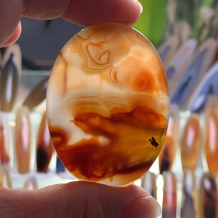 未镶嵌玛瑙/玉髓珠宝半成品72