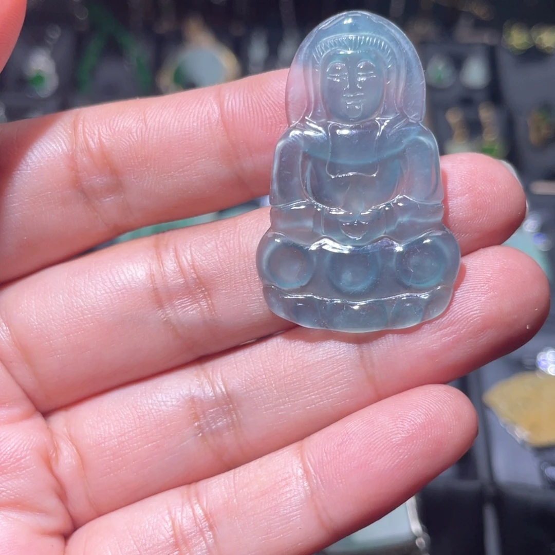 翡翠未镶嵌颈饰天然翡翠