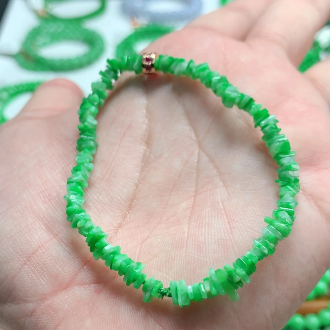 翡翠未镶嵌手链翡翠