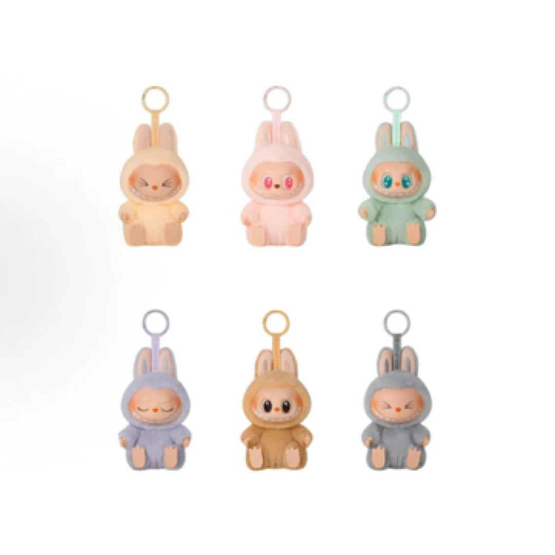 THEMONSTERS 坐坐派对搪胶毛绒盲盒 单个盲盒