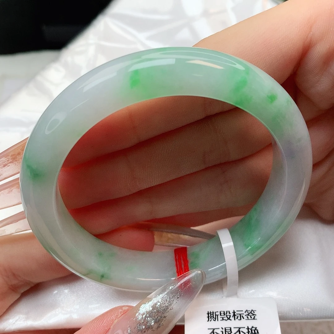 未镶嵌手镯翡翠正圈54
