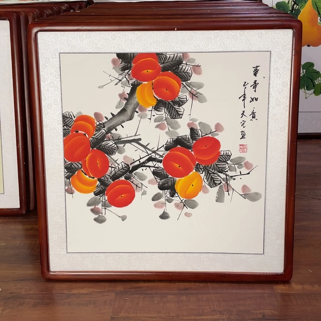 国画带框尺寸63*63厘米