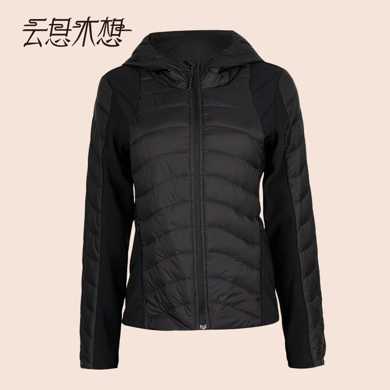 Ysimo-X云思木想轻暖国风鹅绒连帽拉链外套休闲雅韵羽绒服14068