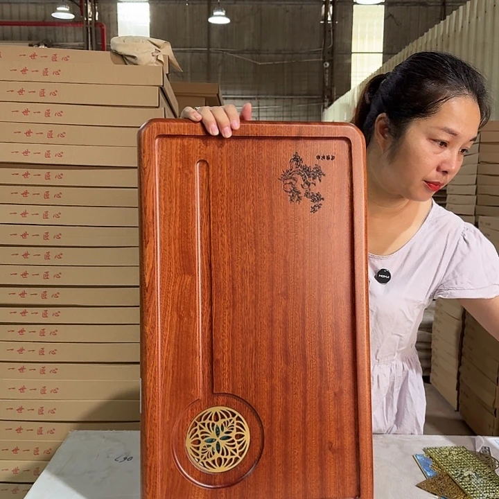 花梨木茶盘60*35尺寸