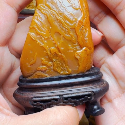 寿山石其他消***弹博意摆件