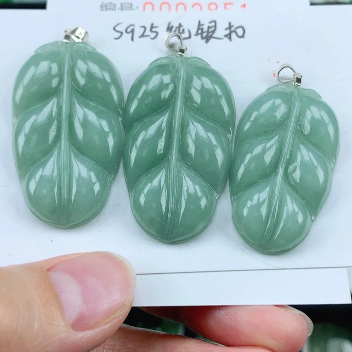 翡翠挂件银S925镶嵌多样性发其1