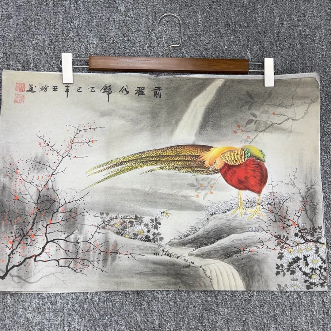 国画纯手绘字画宣纸