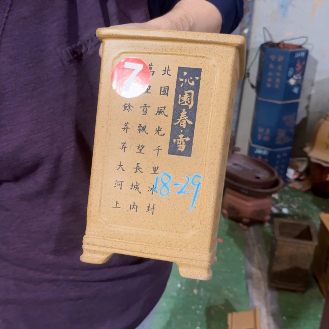 紫砂花盆紫砂花盆