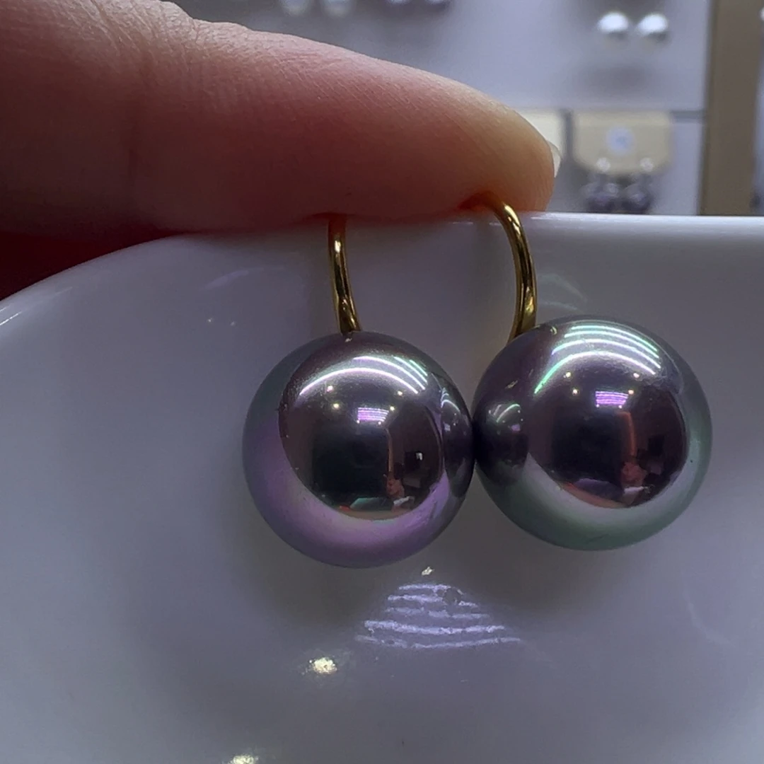 淡水珍珠未镶嵌耳饰