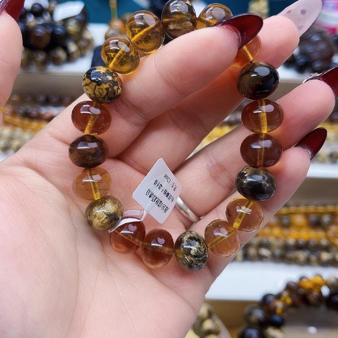 琥珀手链未镶嵌抚顺琥珀12