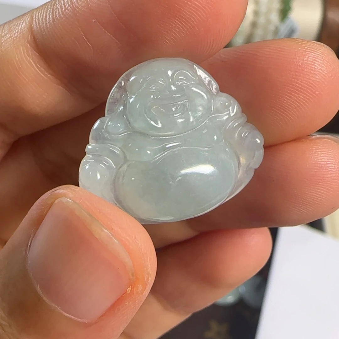 翡翠未镶嵌吊坠(不含链)20mm佛公