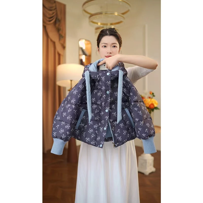 女童2025冬季棉服儿童宽松新款加厚棉袄小女孩夹棉外套3526