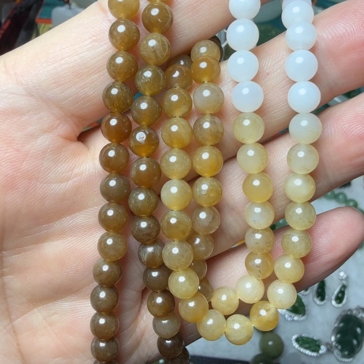 和田玉未镶嵌手串