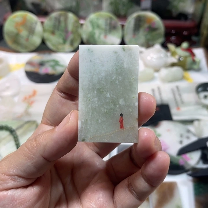 独山玉未镶嵌颈饰