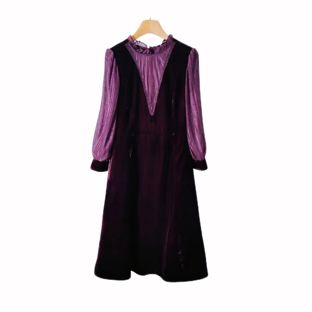 【品牌撤柜剪标 】D高端大码原创遮肉显瘦连衣裙 DA85