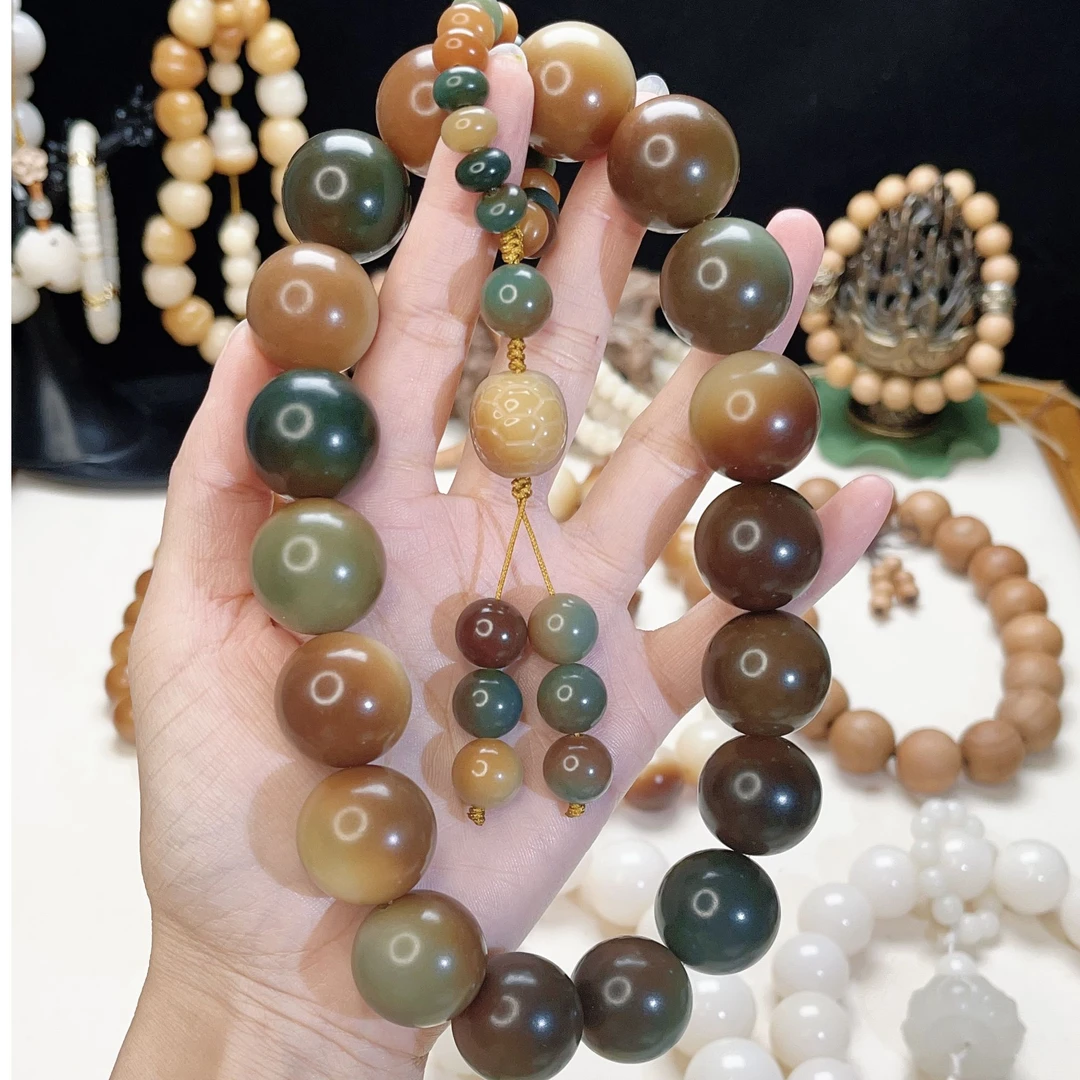 大果敦煌菩提老料大尺寸手持念珠22mm18颗12颗