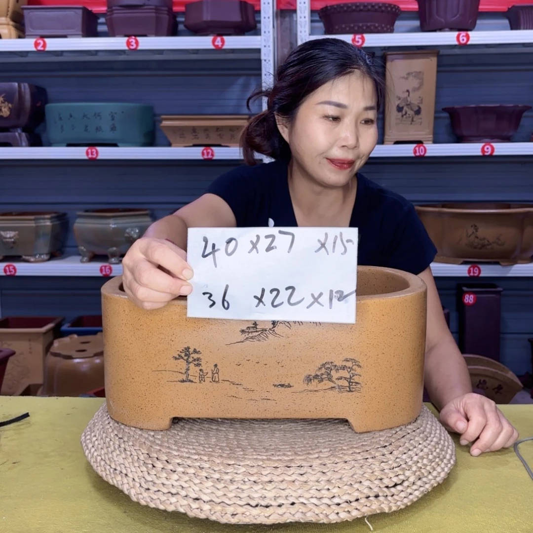 紫砂花盆宜兴紫砂厂