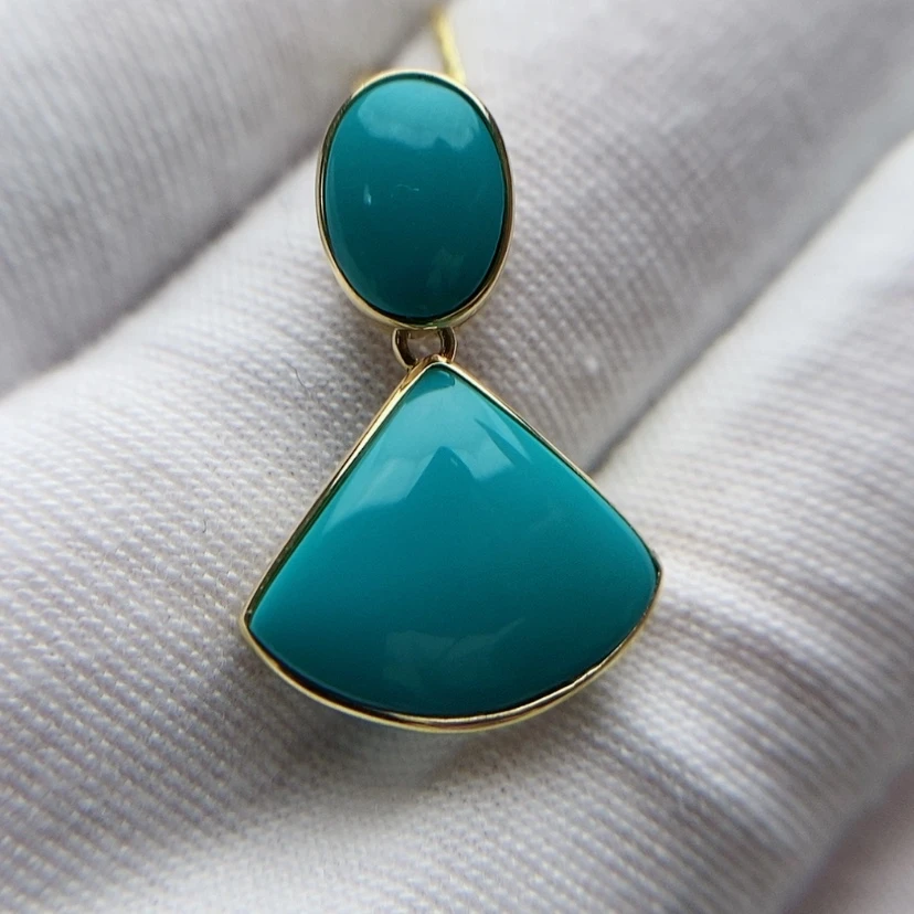 【闪购商品】绿松石配饰18K金镶嵌