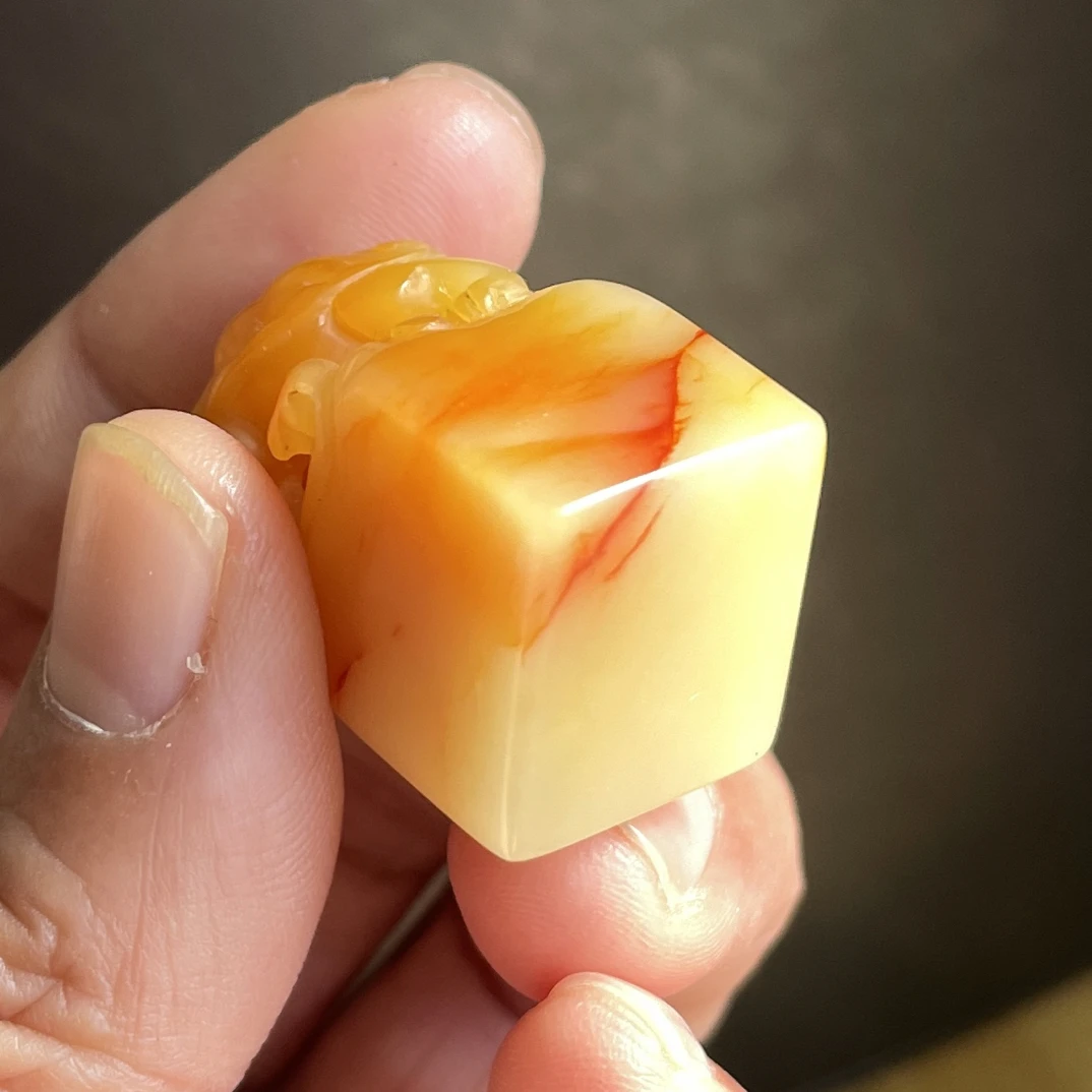 老玩家首选寿山结晶芙蓉龙龟私章