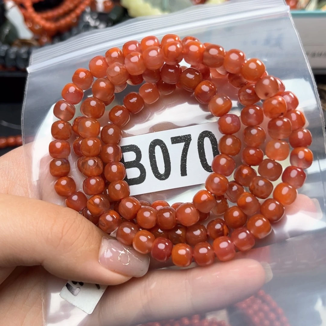 未镶嵌南红玛瑙珠宝奇石7*o
