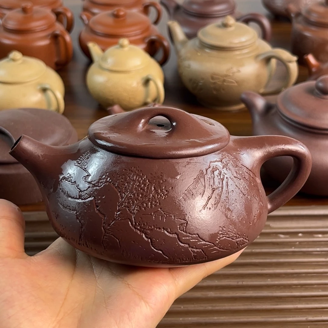 茶壶紫砂手工制作景舟石瓢280cc