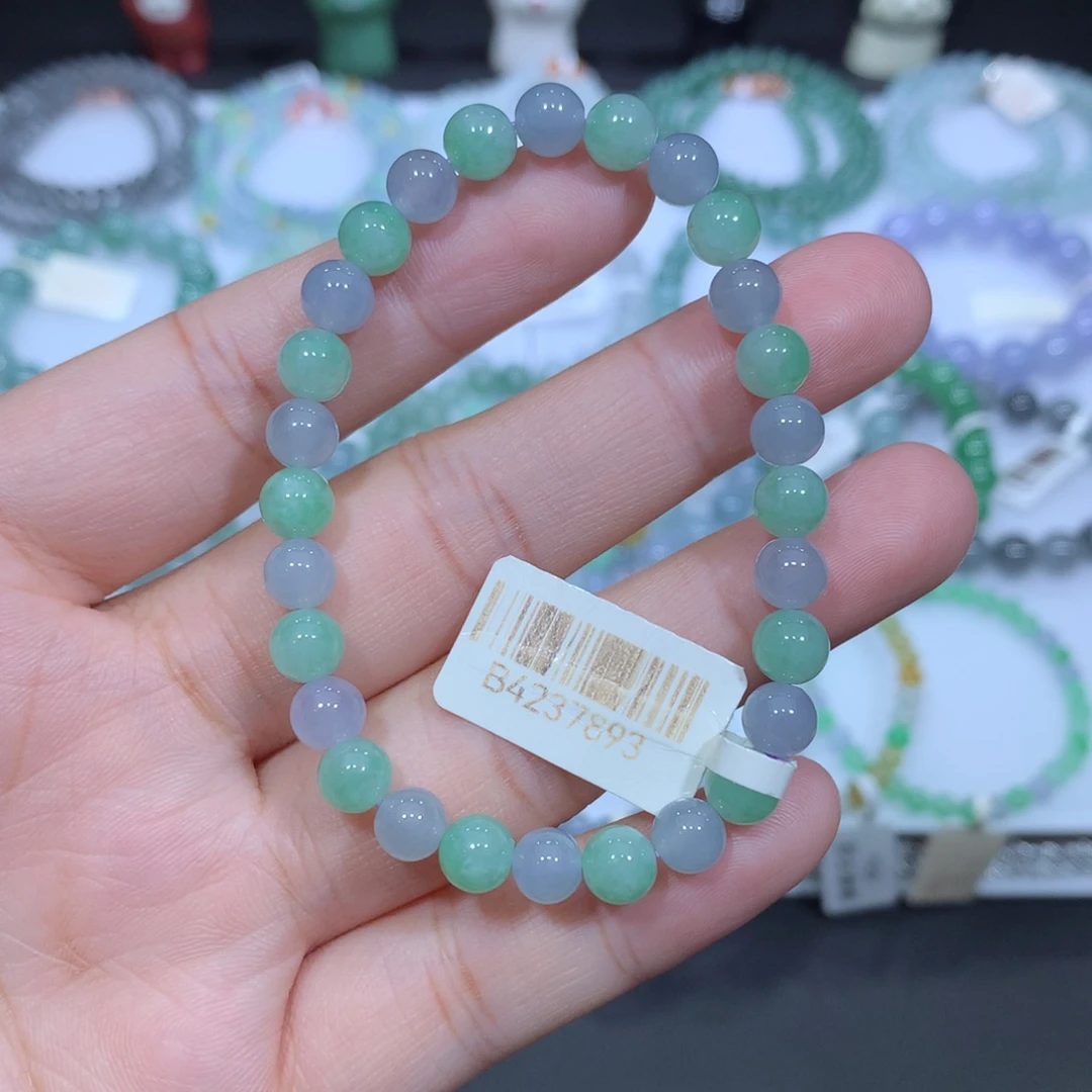 未镶嵌手串翡翠天然