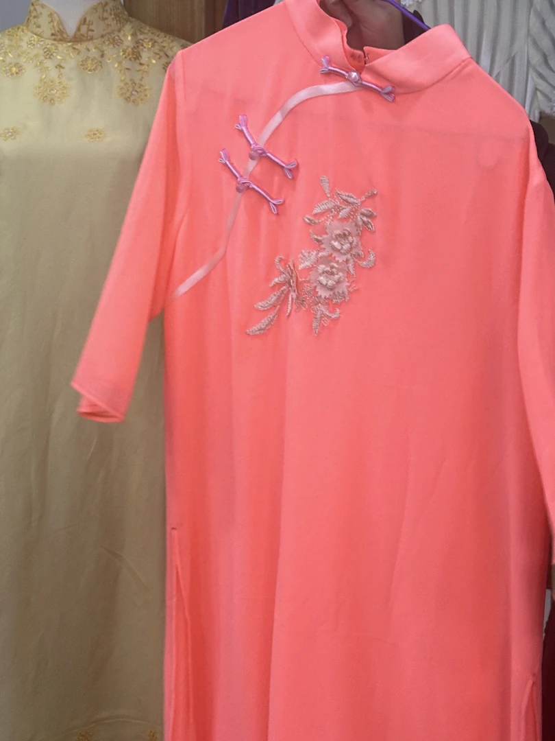 风长款女款复古新中式旗袍中国风古装夏季白色