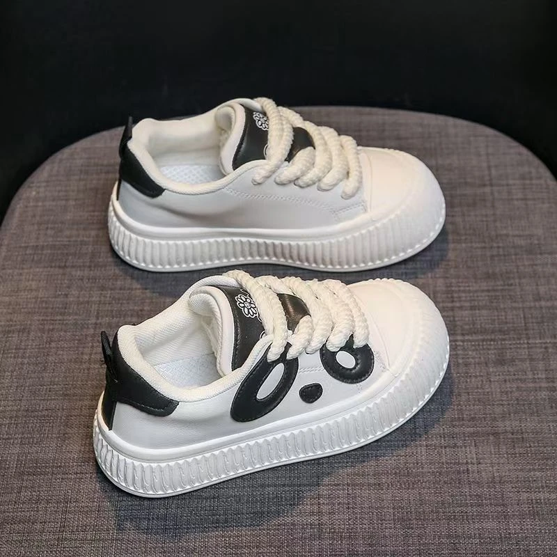 小众饼干鞋女爆款熊猫小白鞋女春秋季新款百搭学生运动板鞋国潮
