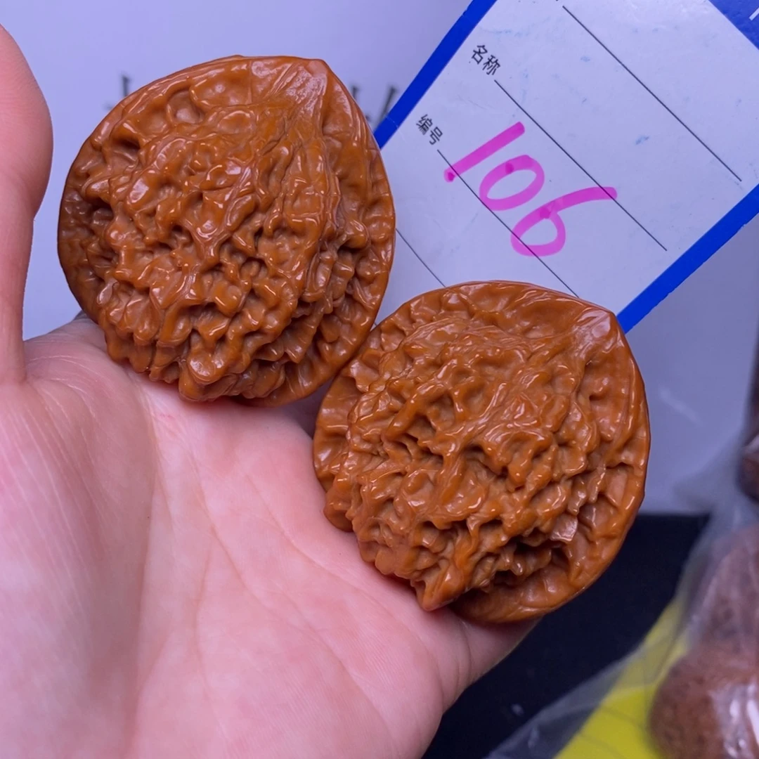 文玩核桃把件106/46.5官帽