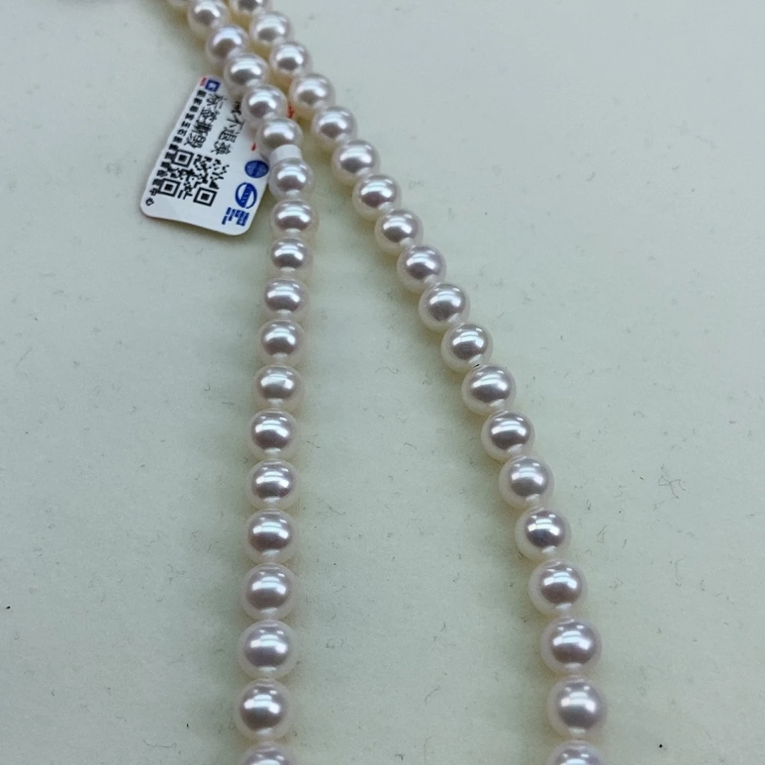 淡水珍珠6/6.5极强天女光几乎无暇银S925镶嵌