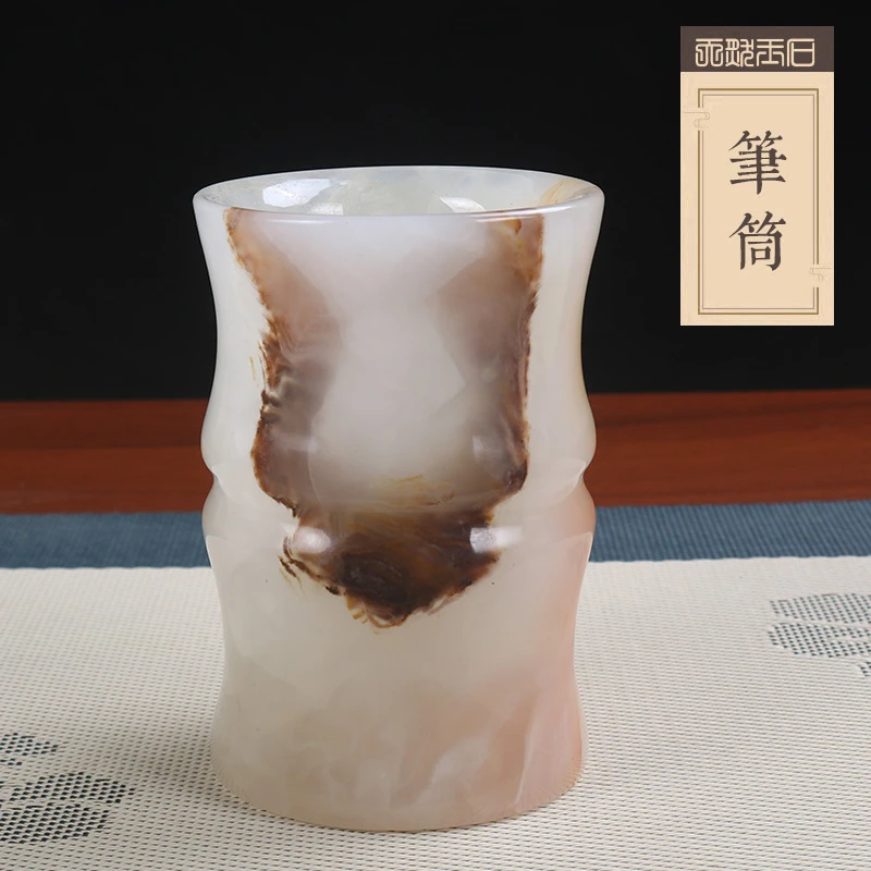 笔筒茶道筒小花瓶观音瓶家居饰品摆件工艺品礼品一图一物