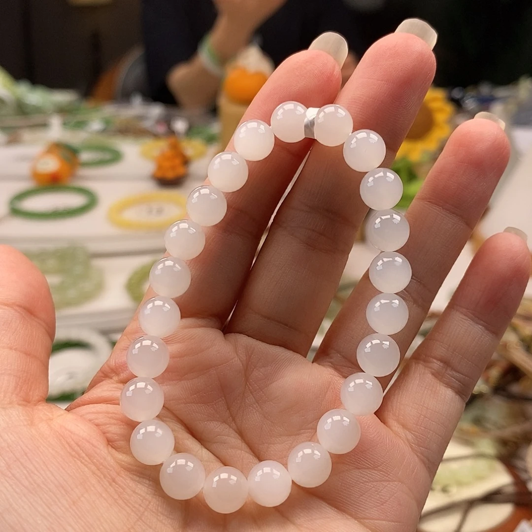 和田玉未镶嵌手串