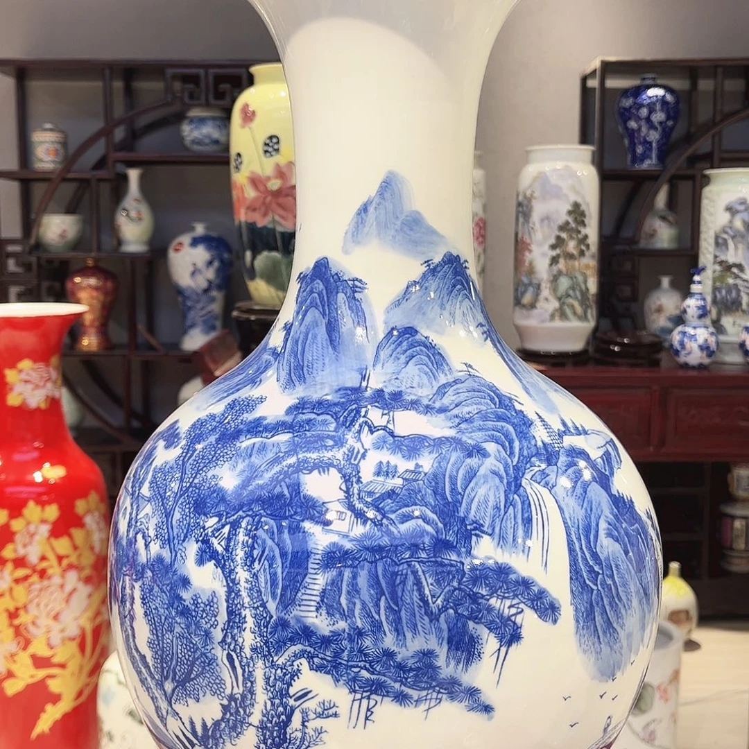 陶瓷景德镇陶瓷花瓶50公分一个
