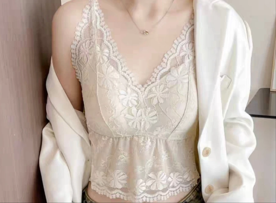 丽姐欧货时尚女装背心遮副乳吊带短袖背心小背心马甲大露背吊带棉