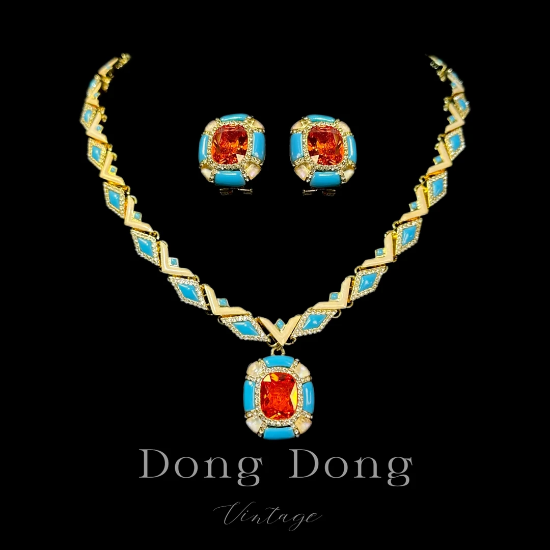 铜合金项链 铜合金中古重工项链【0098】中古收藏