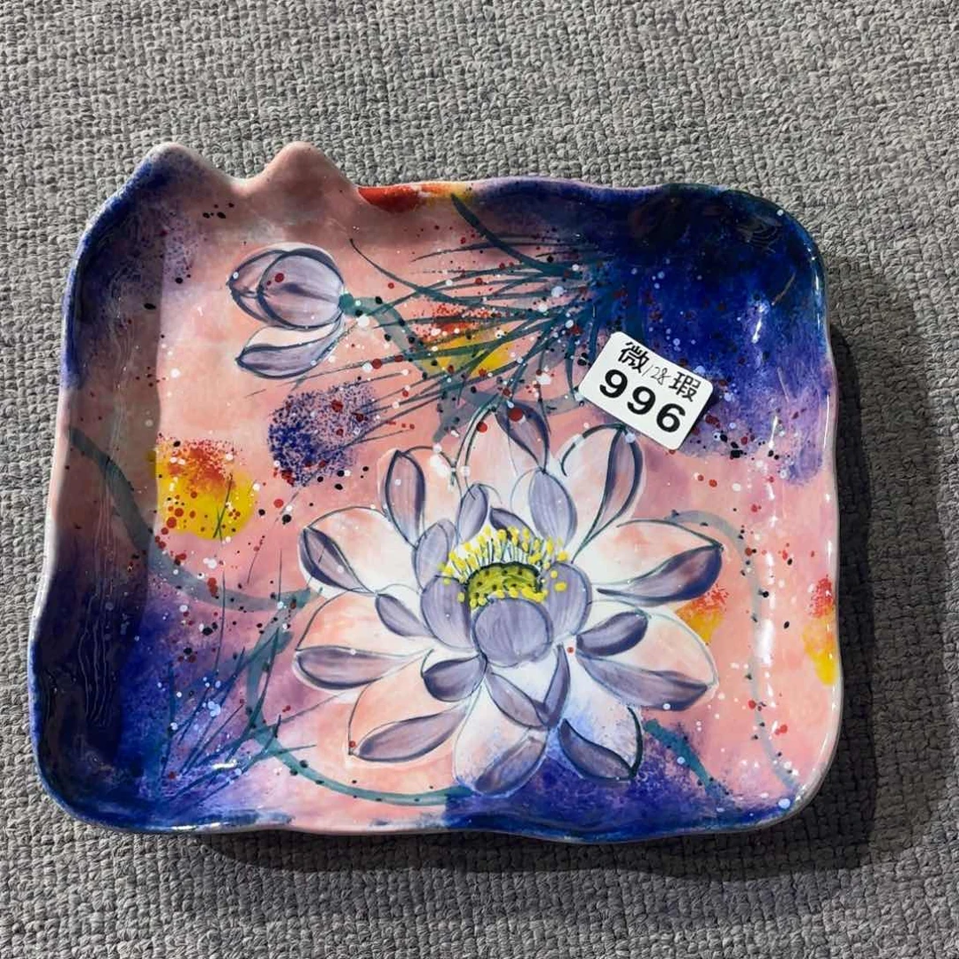 景德镇手绘高温釉下彩陶瓷茶具