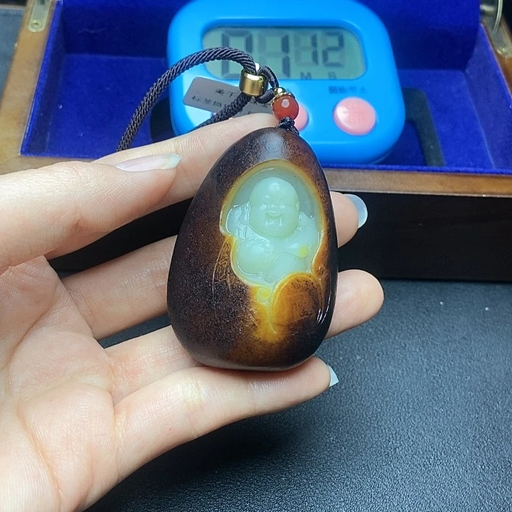 和田玉挂件未镶嵌用****6N