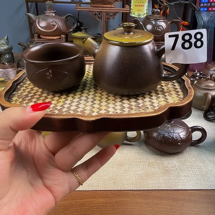 柴烧壶泡茶香柴燒壺泡茶