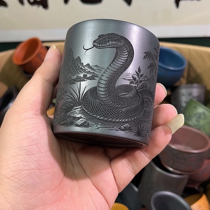 茶杯紫砂全手工紫砂主人杯