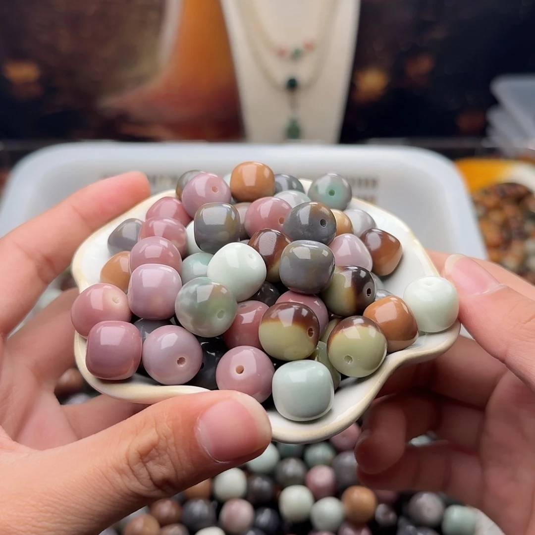 菩提根/象牙果吊坠20 颗黑仙子 14 干磨桶