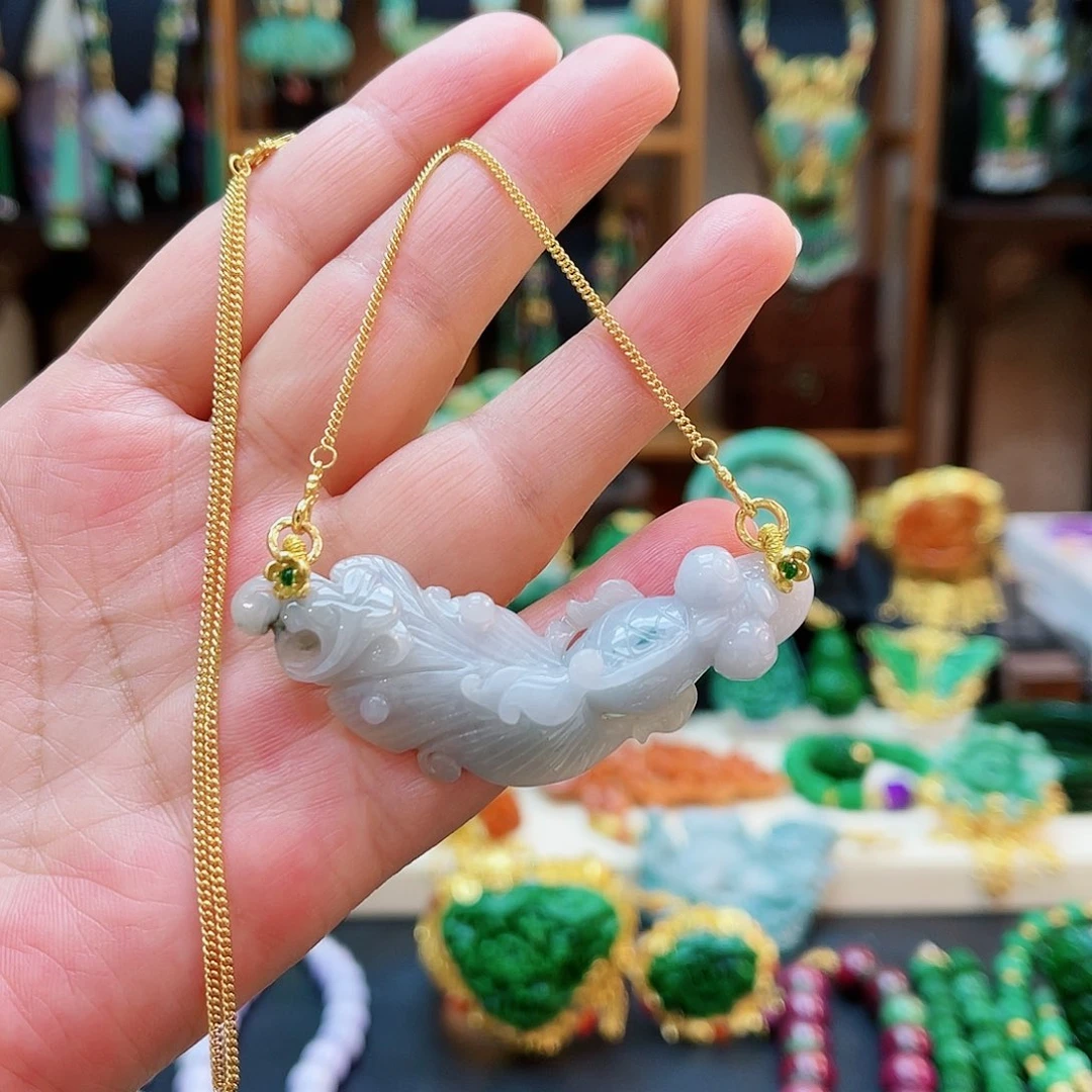 翡翠未镶嵌颈饰48小时鉴赏期