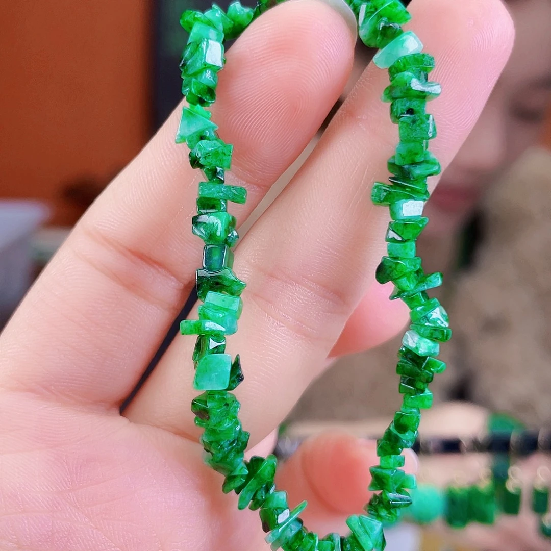 翡翠未镶嵌耳饰饰品