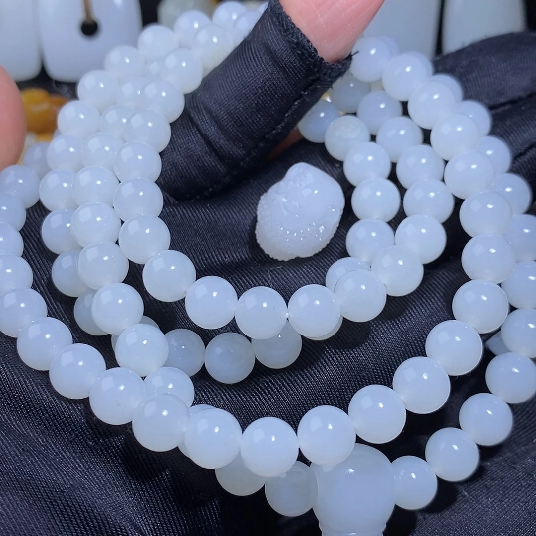 和田玉项链未镶嵌菜*